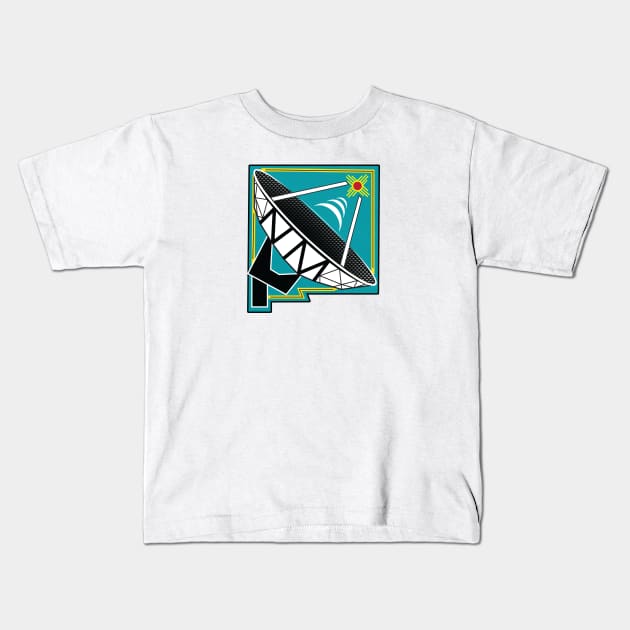 Space by State: New Mexico Kids T-Shirt by photon_illustration